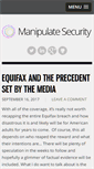 Mobile Screenshot of manipulatesecurity.com