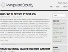 Tablet Screenshot of manipulatesecurity.com
